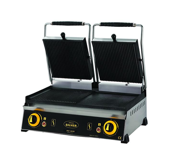 Silver Elektrikli Çift Kapaklı Tost Makinası