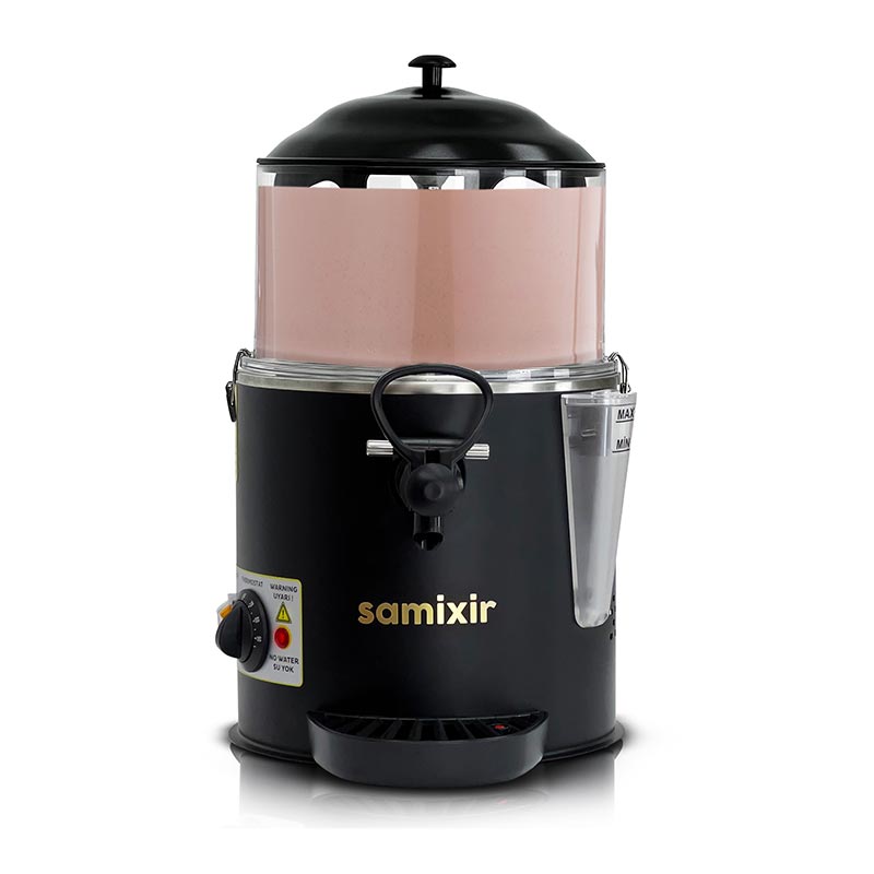 Samixir SC.06 Sıcak Çikolata ve Sahlep Makinesi, 6 L, Siyah