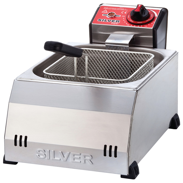 Silver 5 Litre Tekli Fritoz